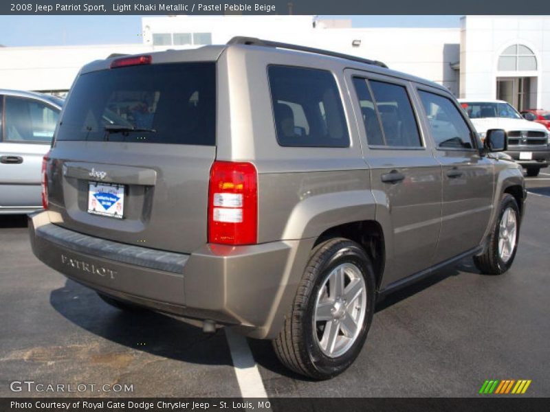 Light Khaki Metallic / Pastel Pebble Beige 2008 Jeep Patriot Sport