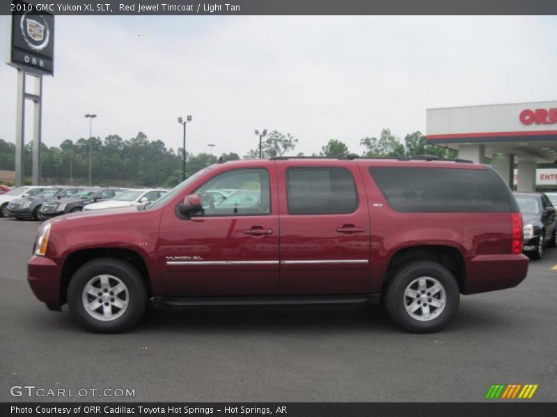 Red Jewel Tintcoat / Light Tan 2010 GMC Yukon XL SLT