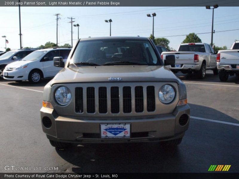 Light Khaki Metallic / Pastel Pebble Beige 2008 Jeep Patriot Sport