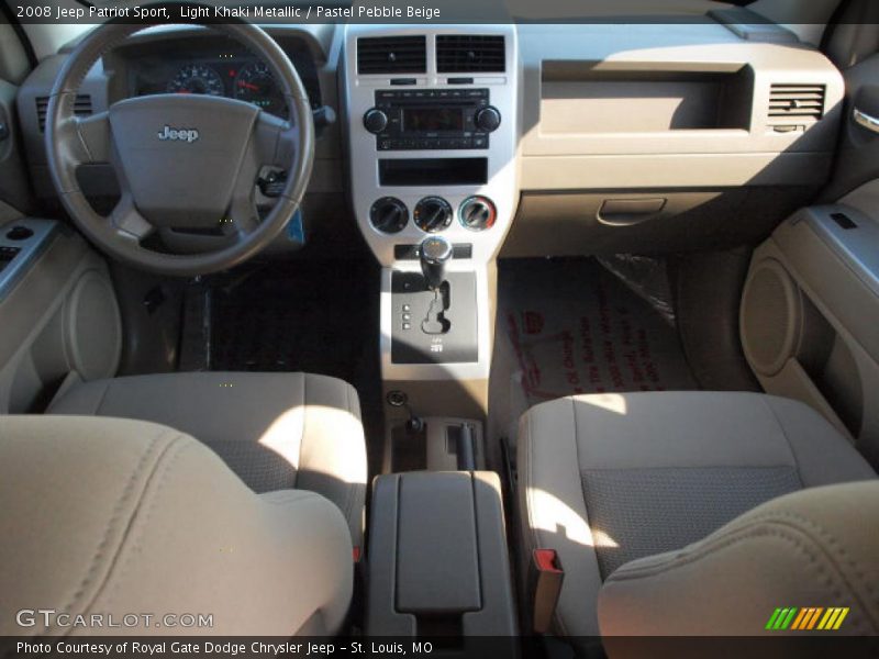Light Khaki Metallic / Pastel Pebble Beige 2008 Jeep Patriot Sport