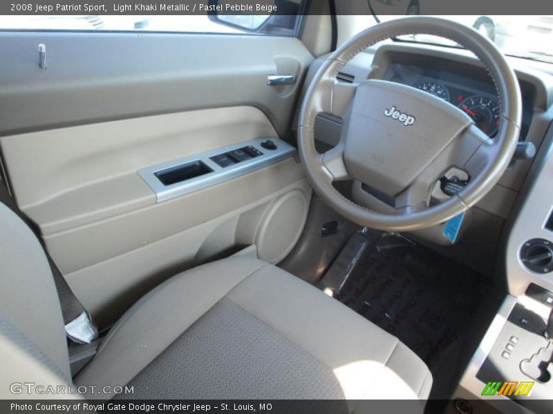 Light Khaki Metallic / Pastel Pebble Beige 2008 Jeep Patriot Sport