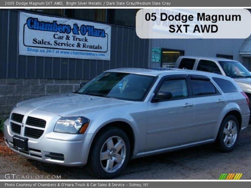 Bright Silver Metallic / Dark Slate Gray/Medium Slate Gray 2005 Dodge Magnum SXT AWD