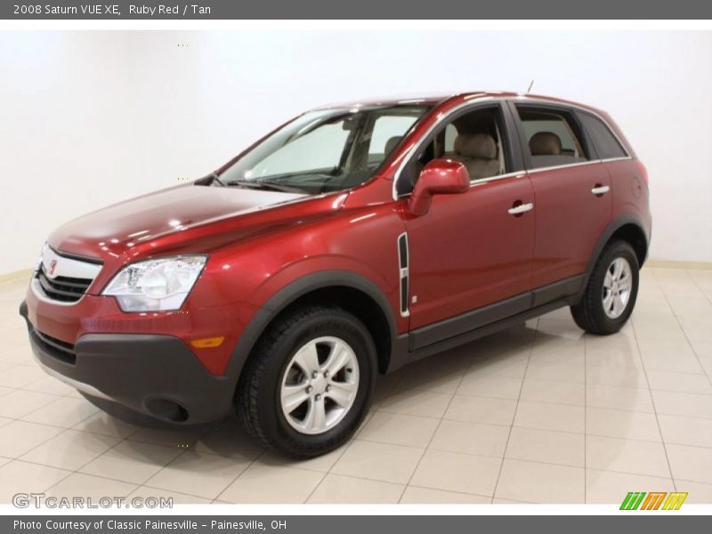 Ruby Red / Tan 2008 Saturn VUE XE