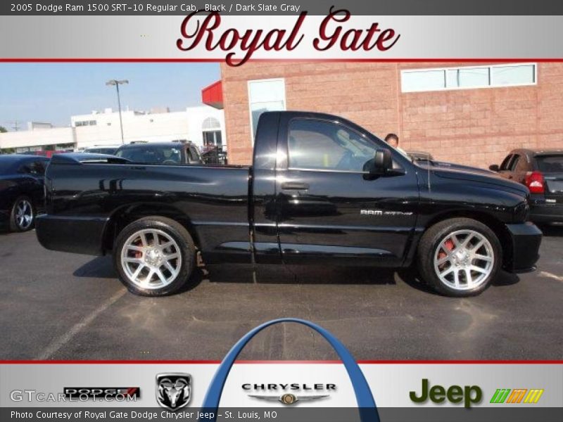 Black / Dark Slate Gray 2005 Dodge Ram 1500 SRT-10 Regular Cab