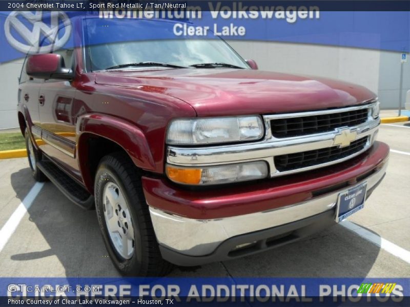 Sport Red Metallic / Tan/Neutral 2004 Chevrolet Tahoe LT