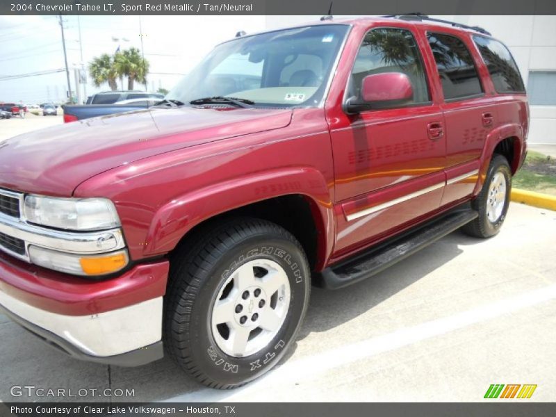 Sport Red Metallic / Tan/Neutral 2004 Chevrolet Tahoe LT