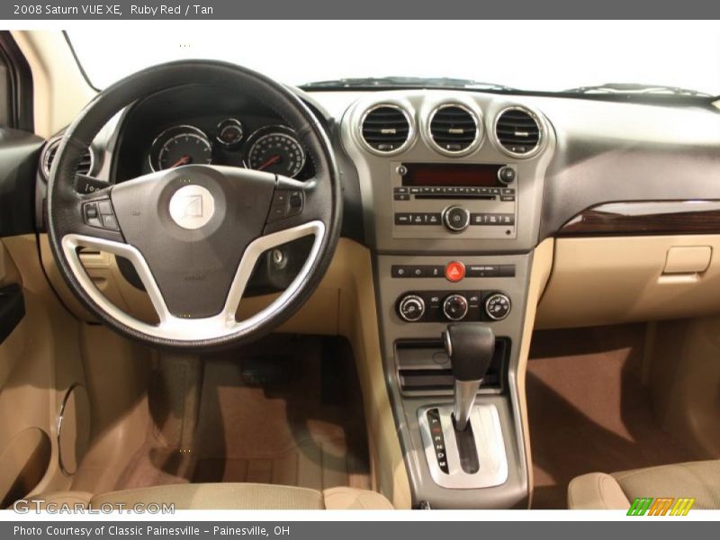 Ruby Red / Tan 2008 Saturn VUE XE