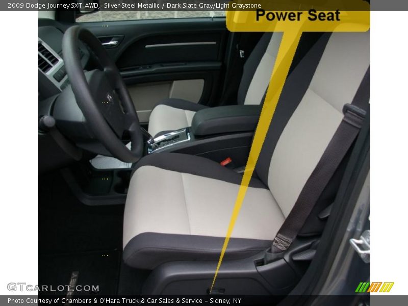 Silver Steel Metallic / Dark Slate Gray/Light Graystone 2009 Dodge Journey SXT AWD