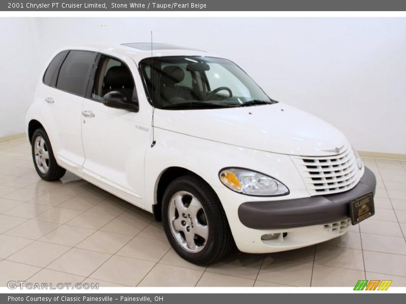 Stone White / Taupe/Pearl Beige 2001 Chrysler PT Cruiser Limited