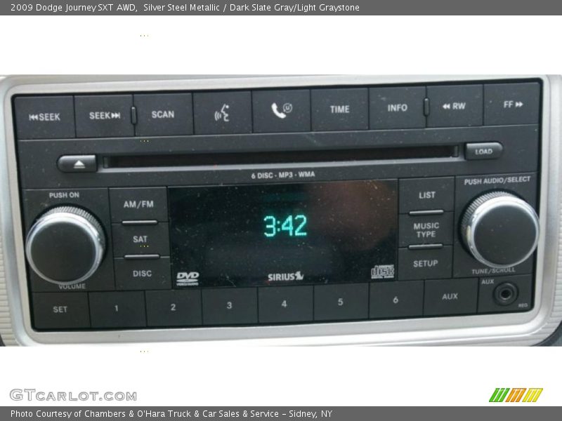 Silver Steel Metallic / Dark Slate Gray/Light Graystone 2009 Dodge Journey SXT AWD