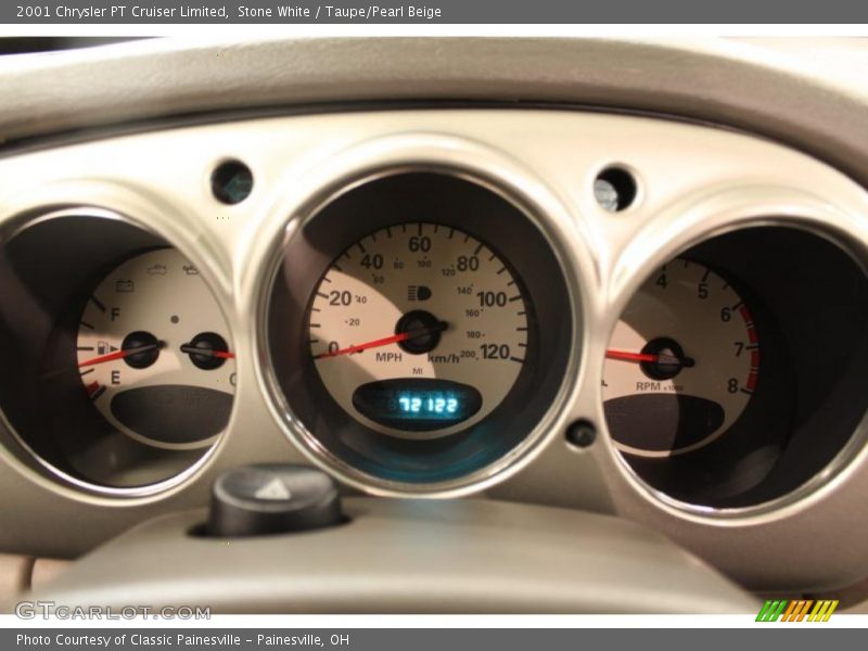 Stone White / Taupe/Pearl Beige 2001 Chrysler PT Cruiser Limited