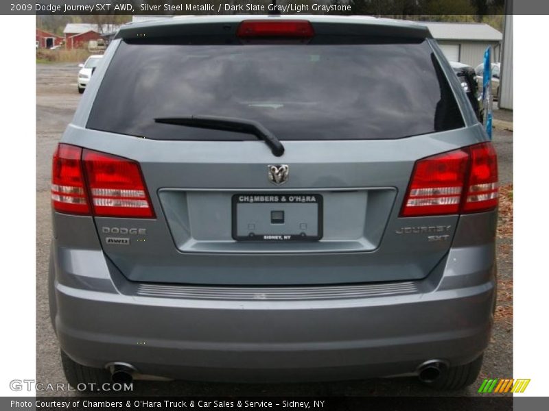 Silver Steel Metallic / Dark Slate Gray/Light Graystone 2009 Dodge Journey SXT AWD