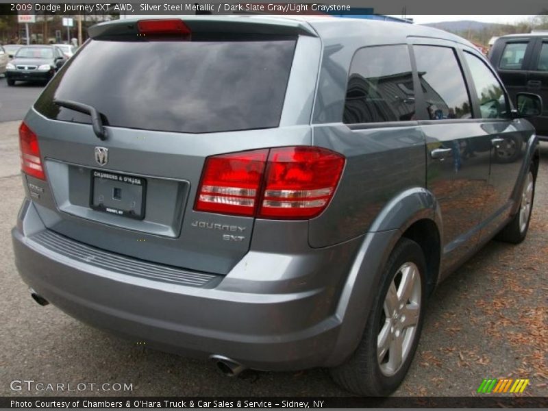Silver Steel Metallic / Dark Slate Gray/Light Graystone 2009 Dodge Journey SXT AWD