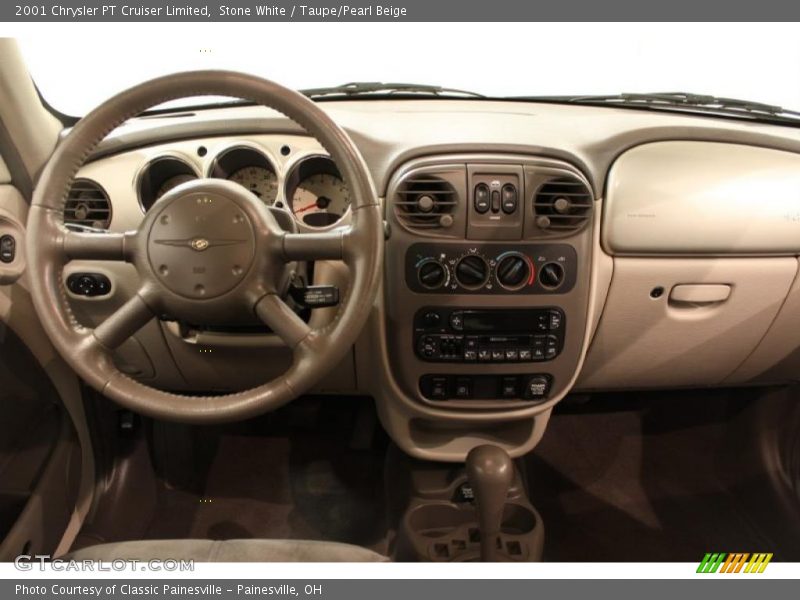 Stone White / Taupe/Pearl Beige 2001 Chrysler PT Cruiser Limited