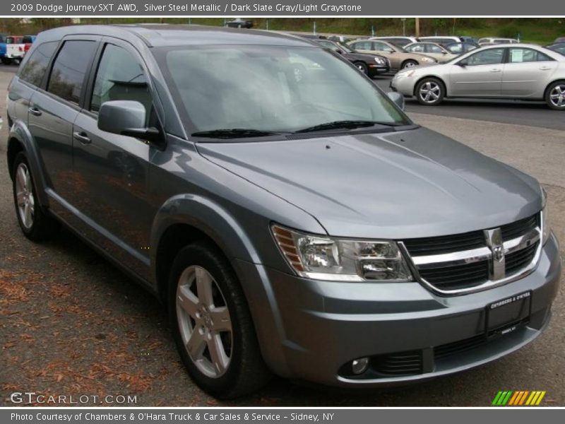 Silver Steel Metallic / Dark Slate Gray/Light Graystone 2009 Dodge Journey SXT AWD