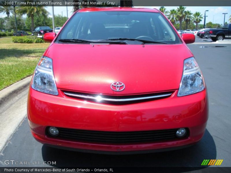 Barcelona Red Metallic / Gray 2008 Toyota Prius Hybrid Touring