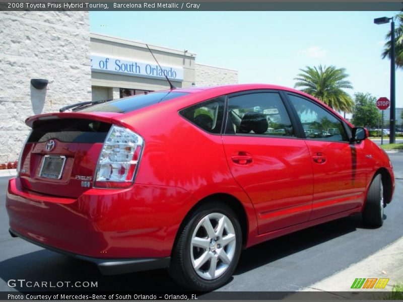 Barcelona Red Metallic / Gray 2008 Toyota Prius Hybrid Touring