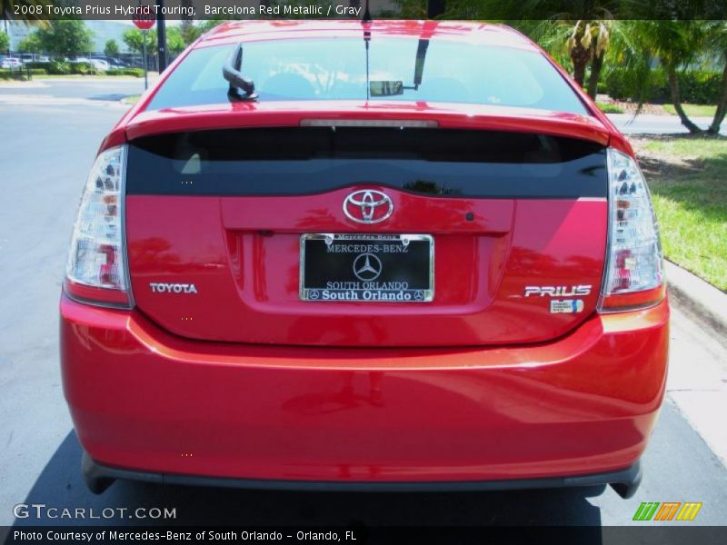 Barcelona Red Metallic / Gray 2008 Toyota Prius Hybrid Touring