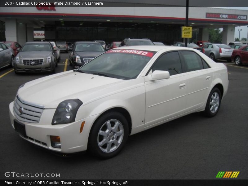 White Diamond / Cashmere 2007 Cadillac CTS Sedan