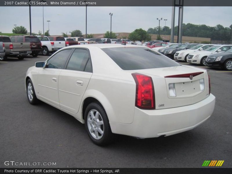White Diamond / Cashmere 2007 Cadillac CTS Sedan