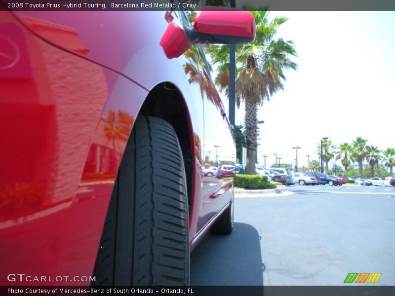 Barcelona Red Metallic / Gray 2008 Toyota Prius Hybrid Touring
