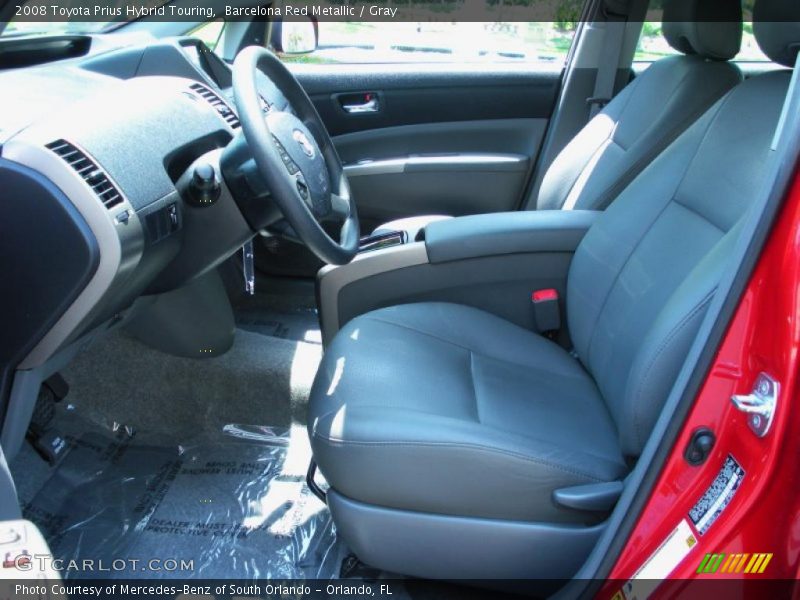 Barcelona Red Metallic / Gray 2008 Toyota Prius Hybrid Touring