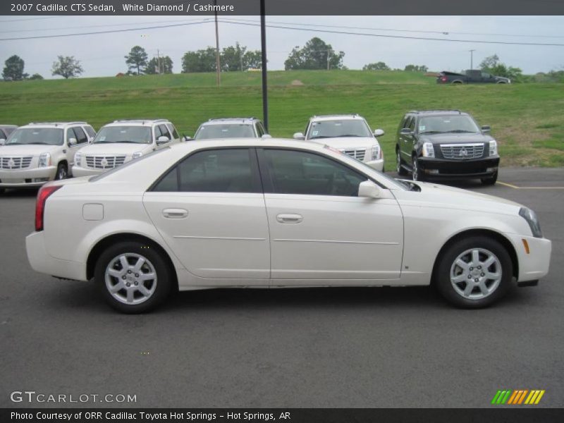 White Diamond / Cashmere 2007 Cadillac CTS Sedan