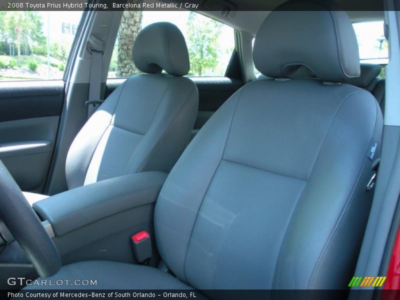 Barcelona Red Metallic / Gray 2008 Toyota Prius Hybrid Touring
