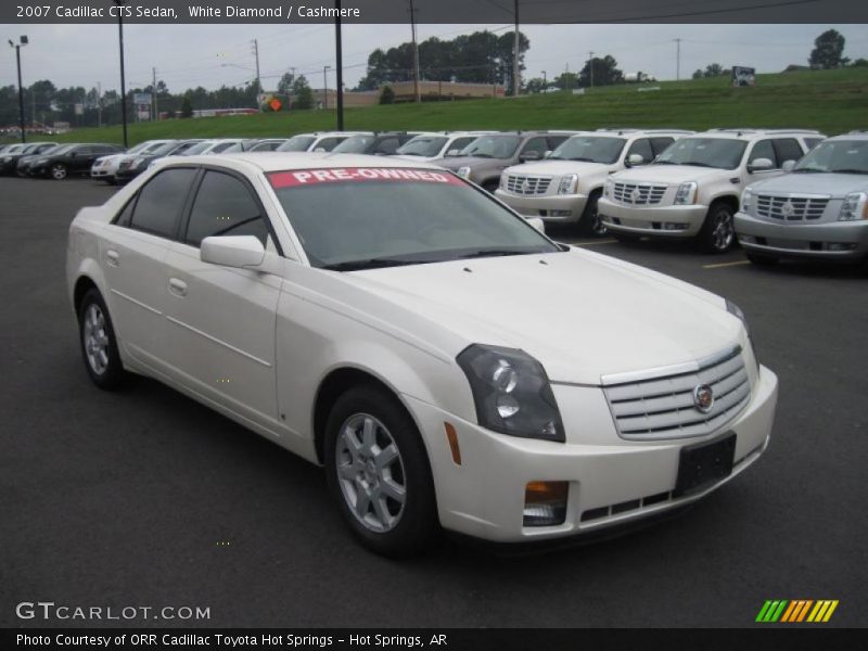 White Diamond / Cashmere 2007 Cadillac CTS Sedan