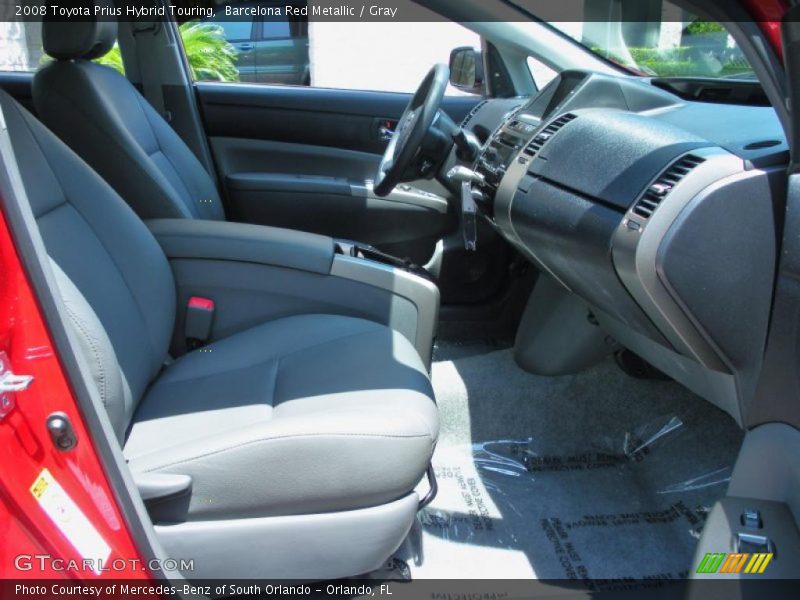 Barcelona Red Metallic / Gray 2008 Toyota Prius Hybrid Touring