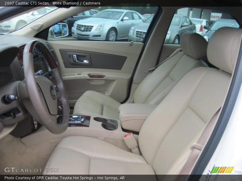 White Diamond / Cashmere 2007 Cadillac CTS Sedan