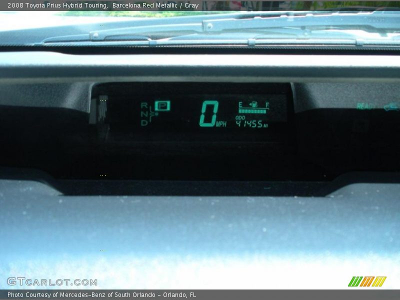 Barcelona Red Metallic / Gray 2008 Toyota Prius Hybrid Touring