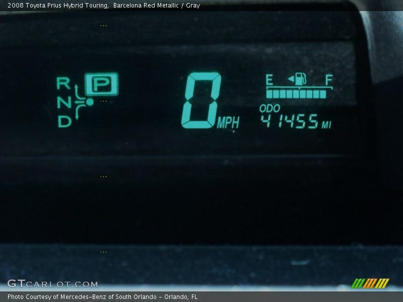 Barcelona Red Metallic / Gray 2008 Toyota Prius Hybrid Touring