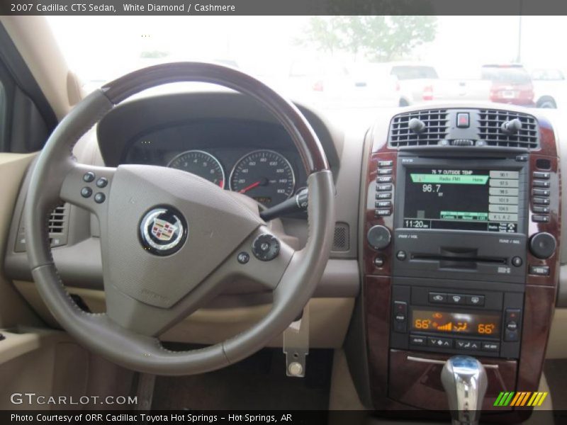 White Diamond / Cashmere 2007 Cadillac CTS Sedan