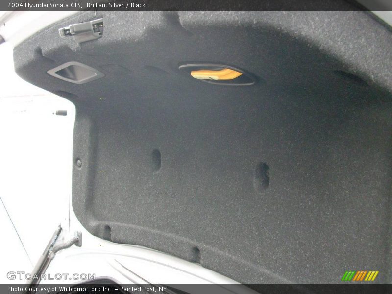 Brilliant Silver / Black 2004 Hyundai Sonata GLS