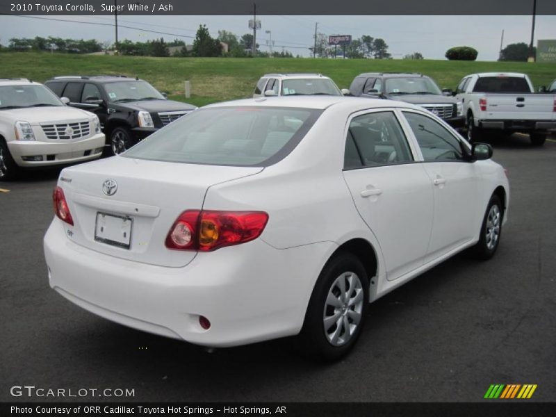 Super White / Ash 2010 Toyota Corolla