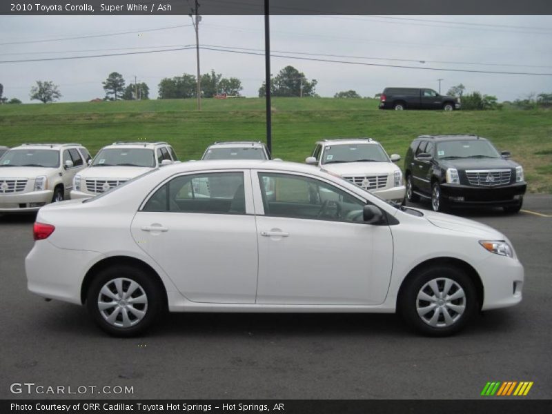 Super White / Ash 2010 Toyota Corolla