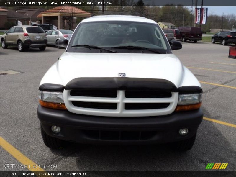 Bright White / Dark Slate Gray 2003 Dodge Durango SXT 4x4