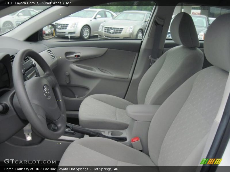 Super White / Ash 2010 Toyota Corolla
