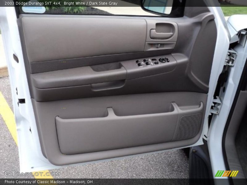 Bright White / Dark Slate Gray 2003 Dodge Durango SXT 4x4