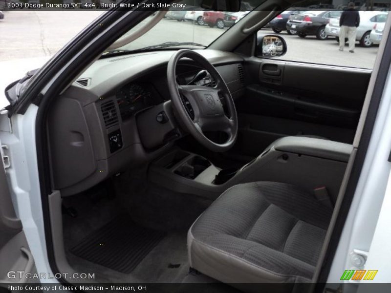 Bright White / Dark Slate Gray 2003 Dodge Durango SXT 4x4
