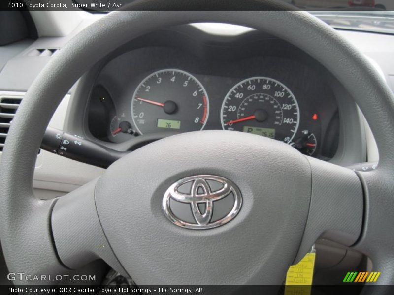 Super White / Ash 2010 Toyota Corolla