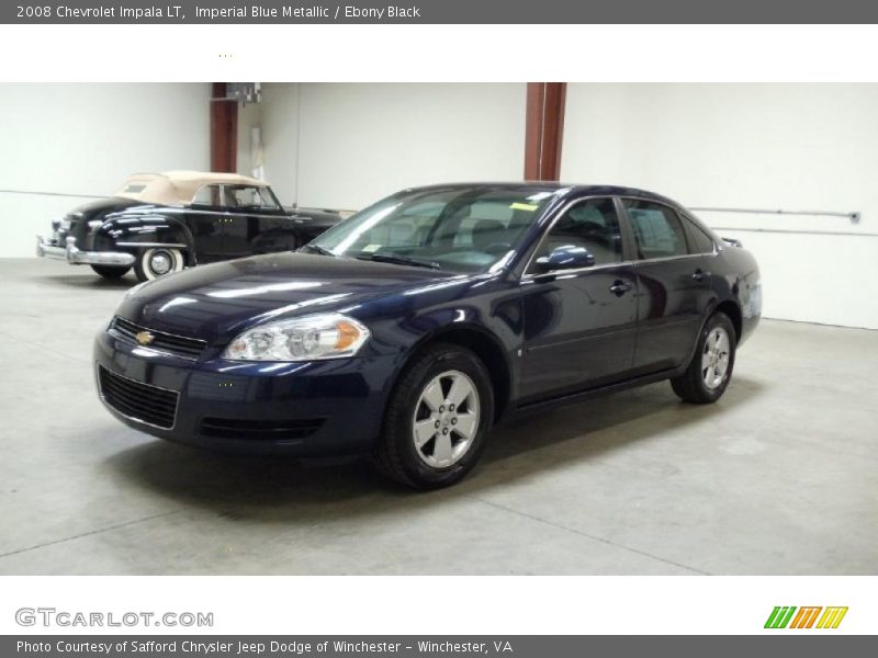 Imperial Blue Metallic / Ebony Black 2008 Chevrolet Impala LT