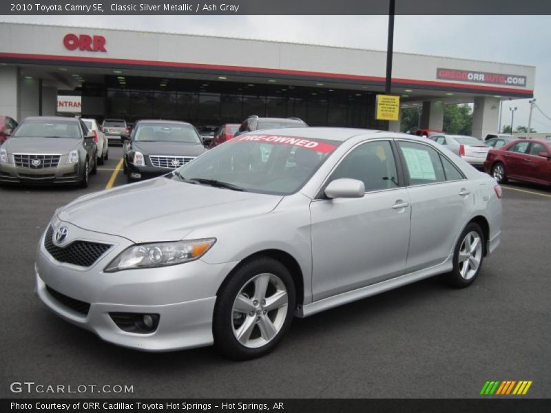Classic Silver Metallic / Ash Gray 2010 Toyota Camry SE