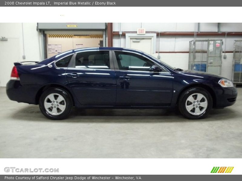 Imperial Blue Metallic / Ebony Black 2008 Chevrolet Impala LT