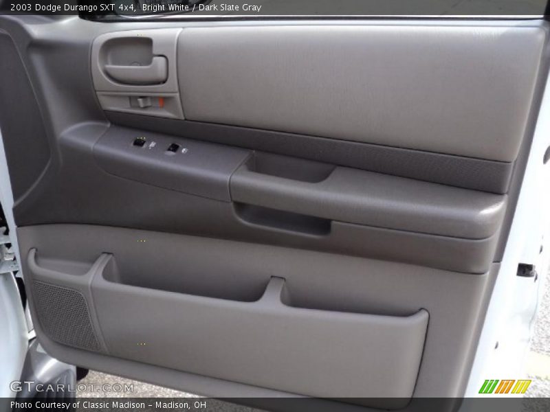 Bright White / Dark Slate Gray 2003 Dodge Durango SXT 4x4