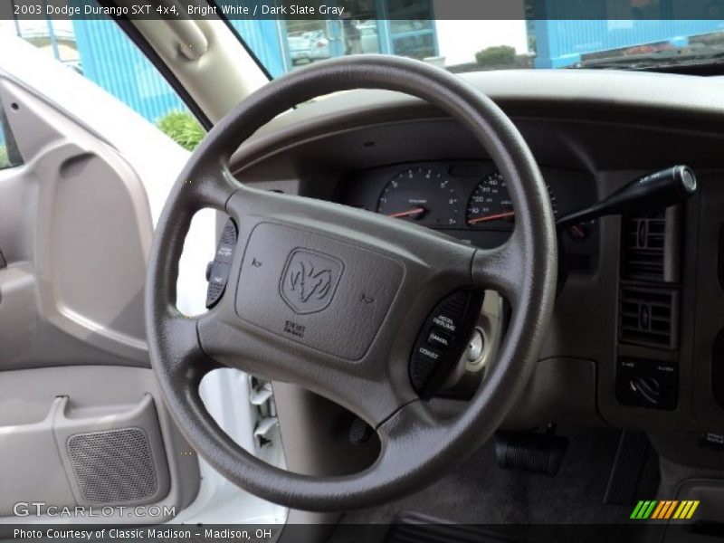 Bright White / Dark Slate Gray 2003 Dodge Durango SXT 4x4