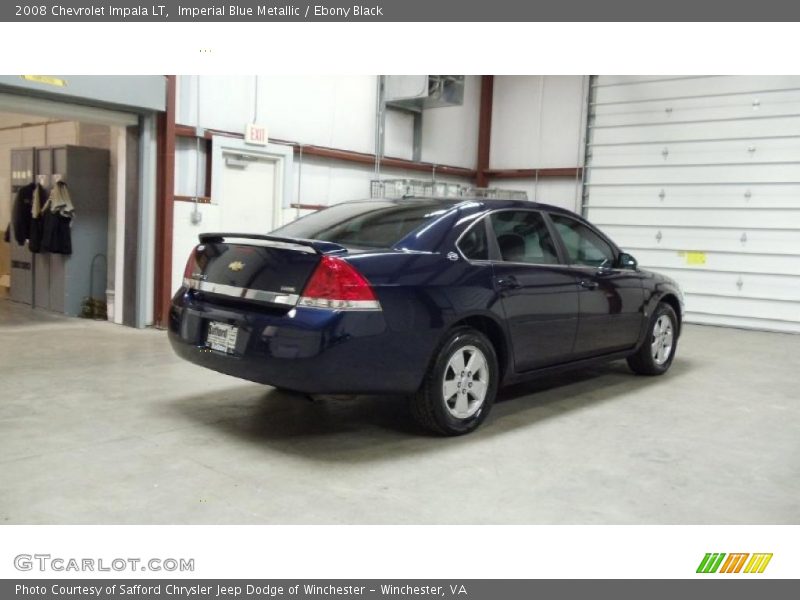 Imperial Blue Metallic / Ebony Black 2008 Chevrolet Impala LT