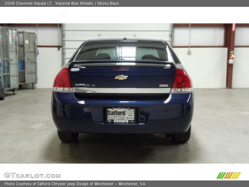 Imperial Blue Metallic / Ebony Black 2008 Chevrolet Impala LT