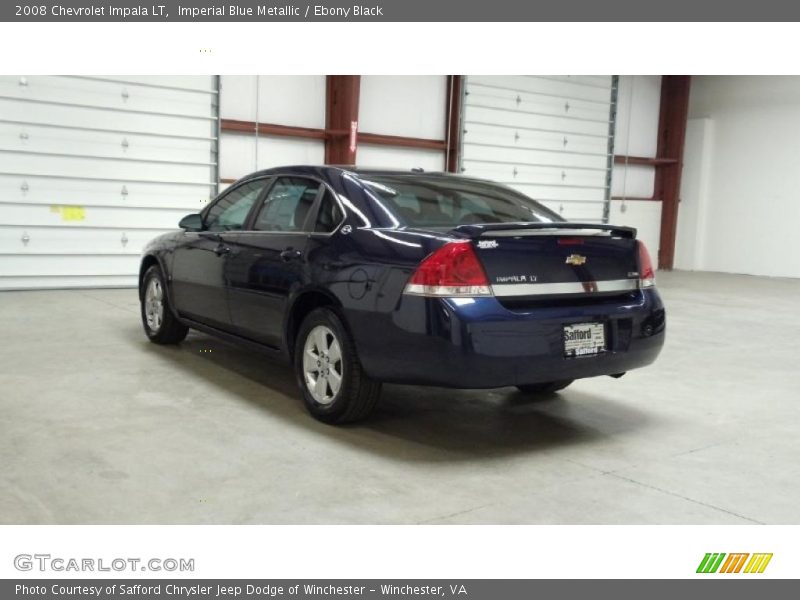 Imperial Blue Metallic / Ebony Black 2008 Chevrolet Impala LT